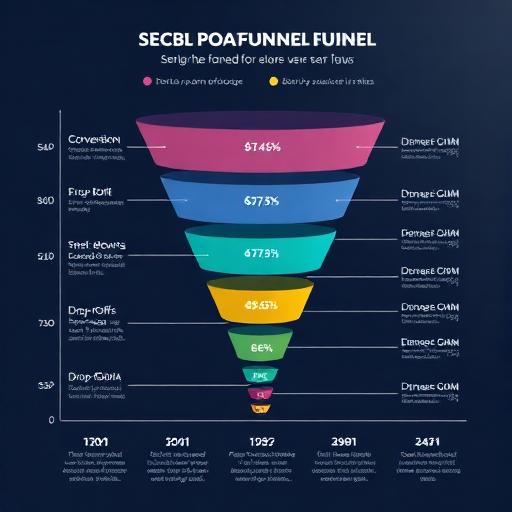 Funnels & user flows visualization example showing Funnel / Sankey